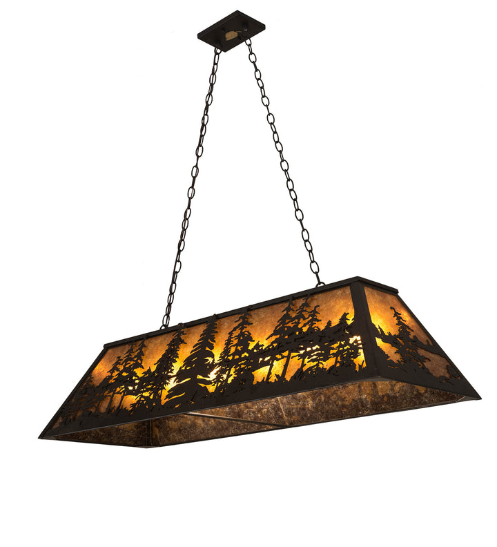 Meyda Tiffany Tall Pines 157852 Pendant Light - Oil Rubbed Bronze