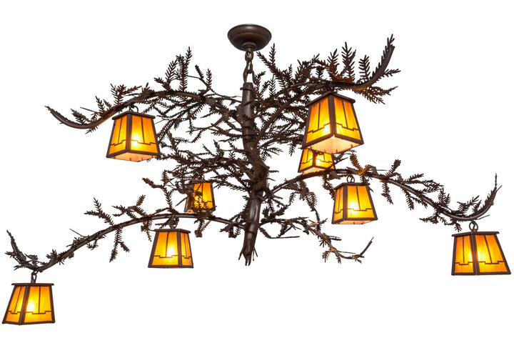 Meyda Tiffany Pine Branch 158067 Chandelier Light - Cafe-Noir