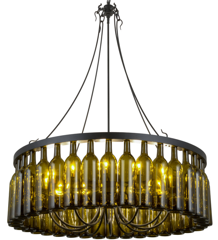 Meyda Tiffany Tuscan Vineyard 158134 Chandelier Light - Black