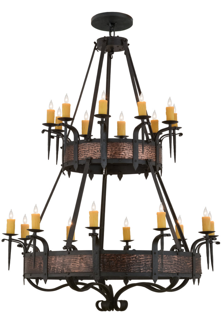 Meyda Tiffany Costello 158265 Chandelier Light - Wrought Iron