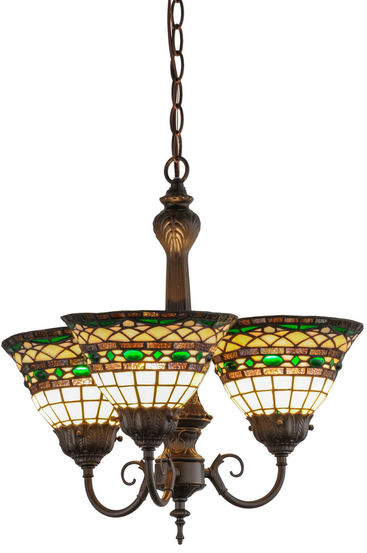 Meyda Tiffany Tiffany Roman 158700 Chandelier Light - Mahogany Bronze