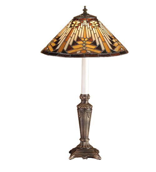 Meyda Tiffany Lighting 66531 Nuevo One Light Buffet Lamp Lamp Bronze / Dark