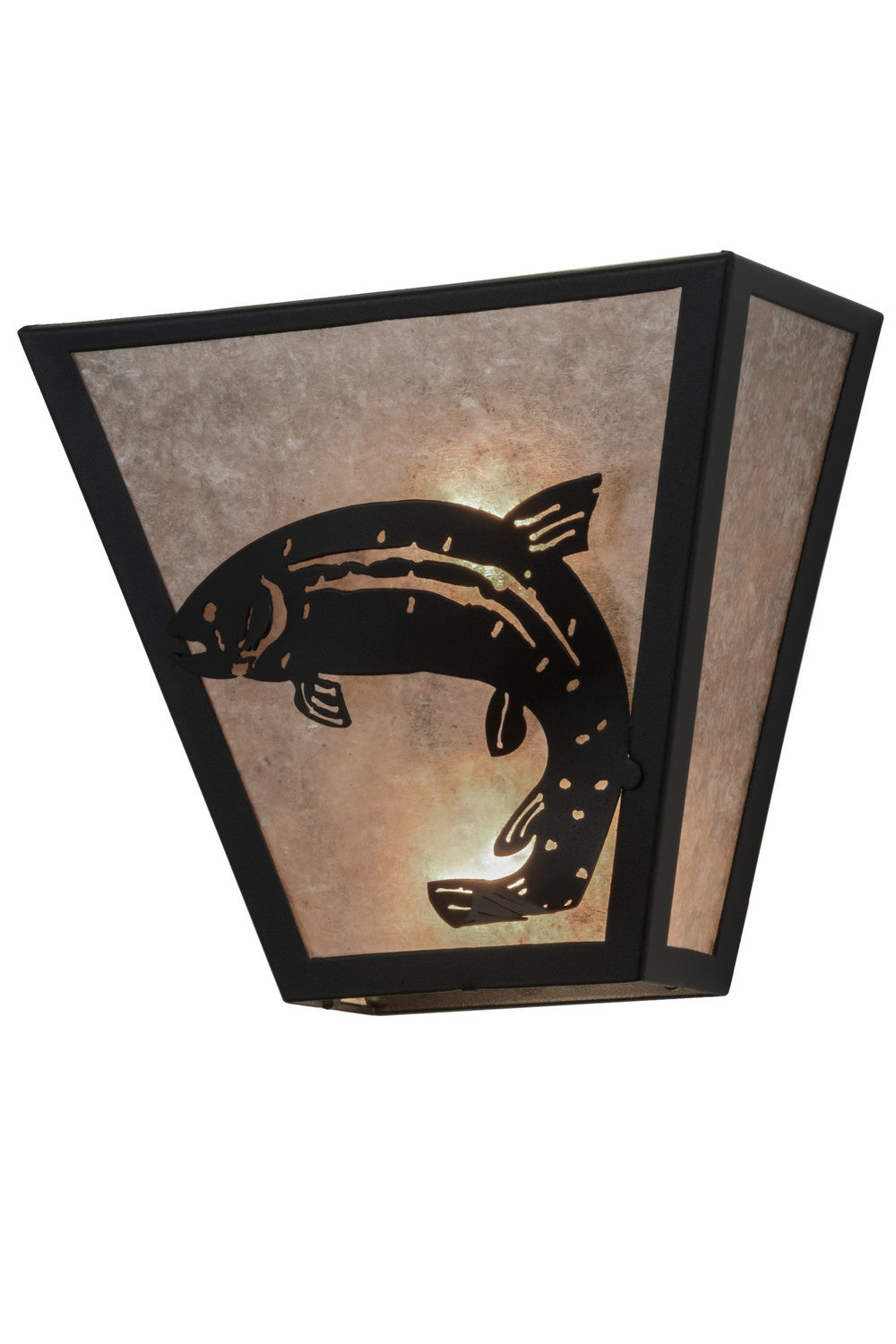 Meyda Tiffany Leaping Trout 158828 Wall Light - Timeless Bronze