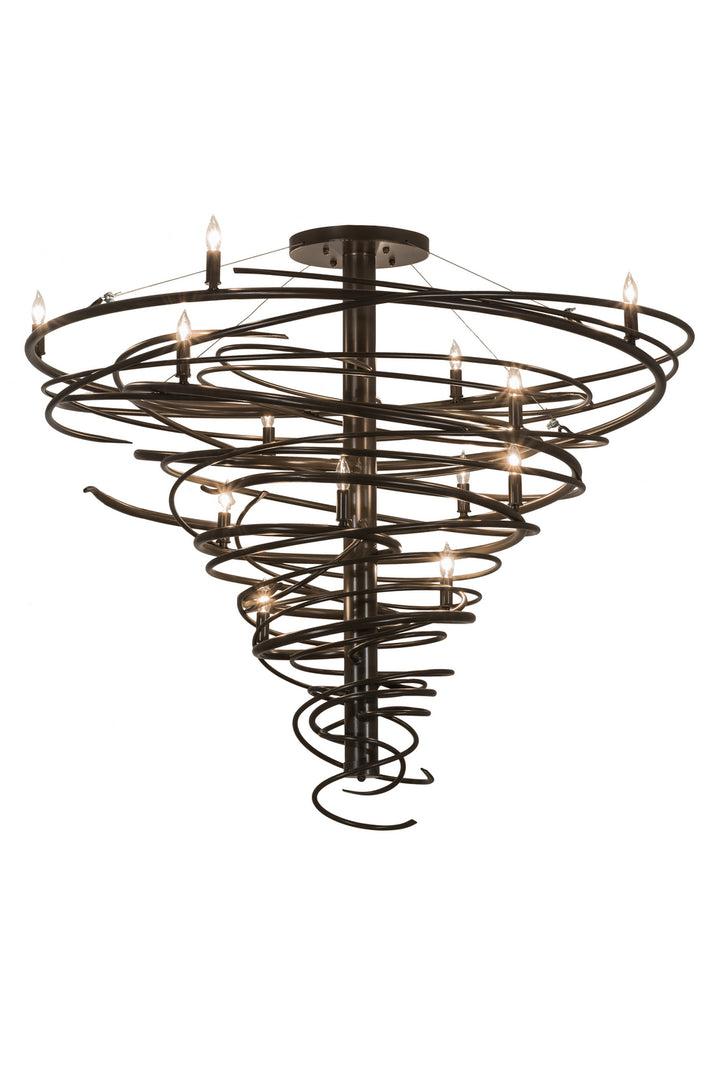 Meyda Tiffany Cyclone 158869 Chandelier Light - Timeless Bronze