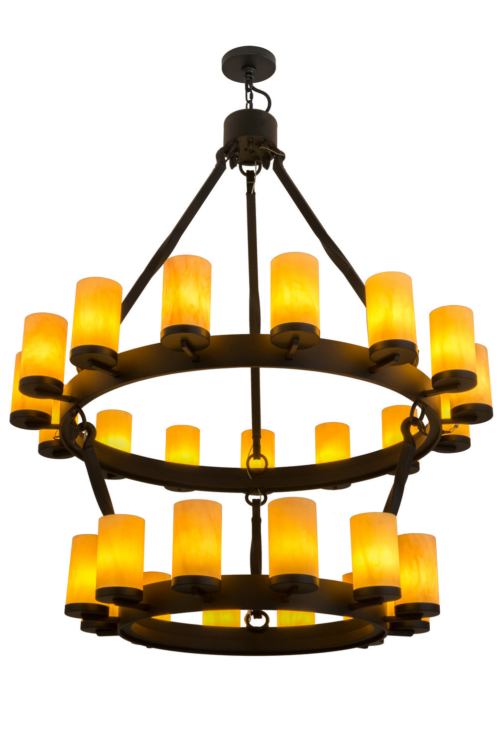 Meyda Tiffany Noziroh Ring 159006 Chandelier Light - Black