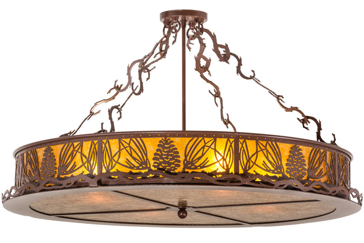 Meyda Tiffany Mountain Pine 159669 Ceiling Light - Rust