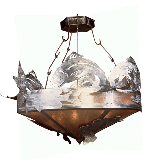 Meyda Tiffany Catch Of The Day 66539 Pendant Light - Steel