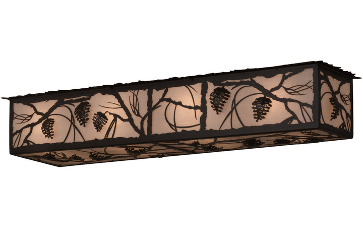 Meyda Tiffany Whispering Pines 159992 Bath Vanity Light 14 in. wide - Timeless Bronze