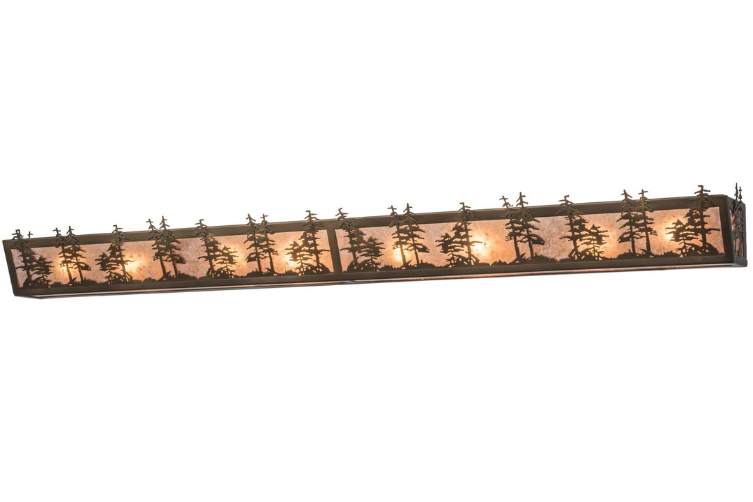 Meyda Tiffany Tall Pines 159995 Bath Vanity Light 60 in. wide - Antique Copper