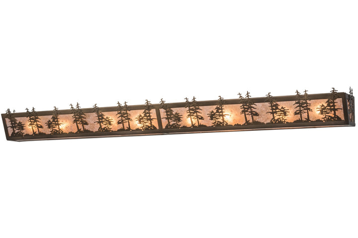 Meyda Tiffany Tall Pines 159995 Bath Vanity Light 60 in. wide - Antique Copper