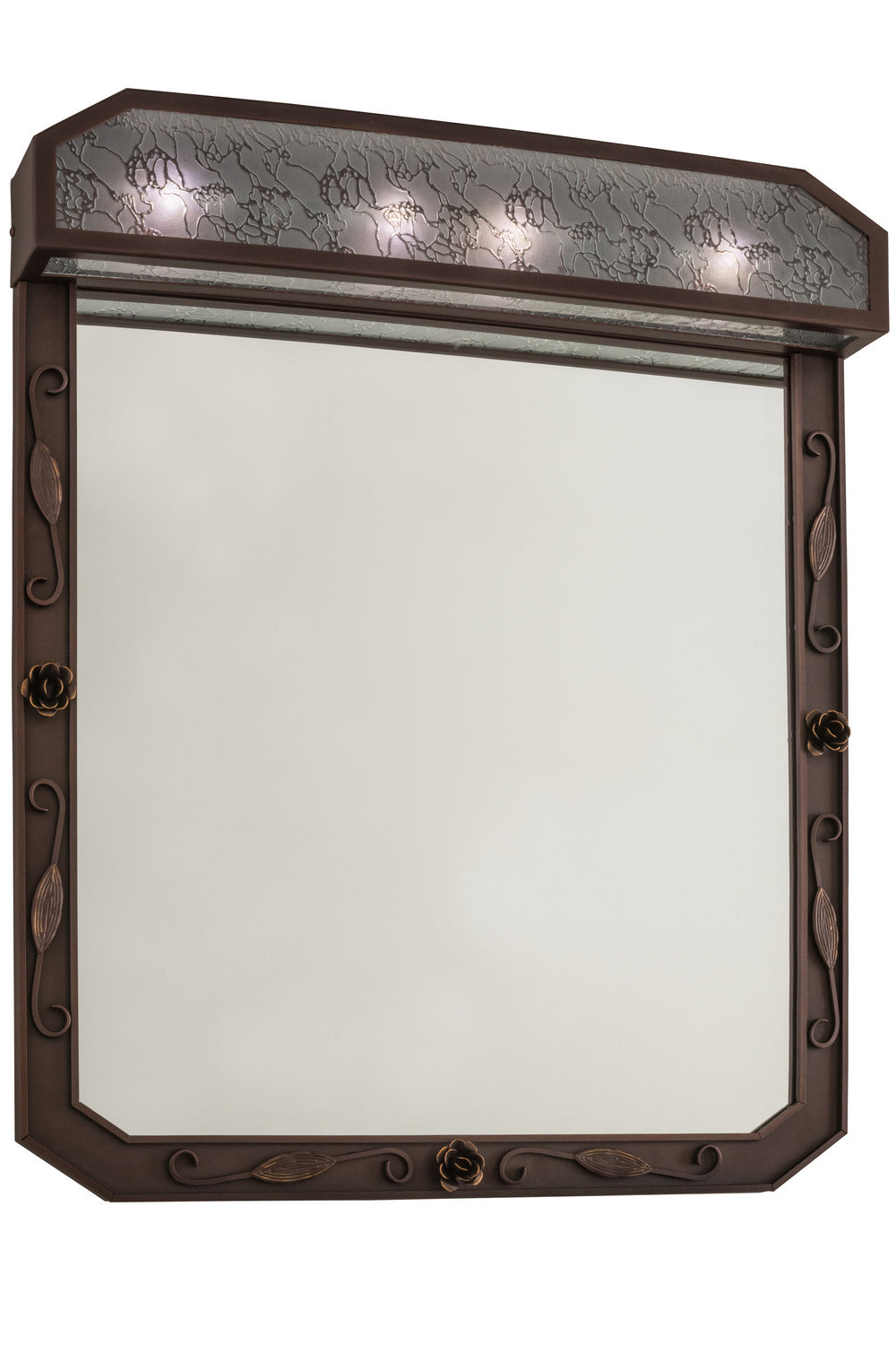 Meyda Tiffany Arabesque 160047 Bath Vanity Light 30 in. wide - Mahogany Bronze