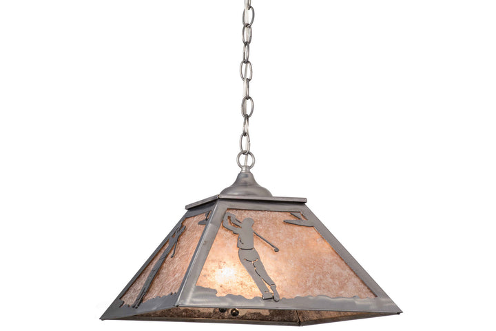 Meyda Tiffany Golf 160480 Pendant Light - Steel