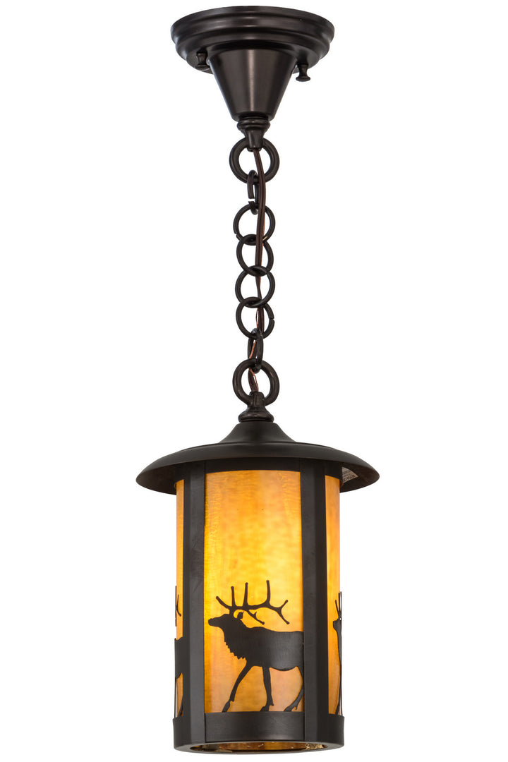 Meyda Tiffany Lighting 160626 Fulton Pendant Outdoor Bronze / Dark