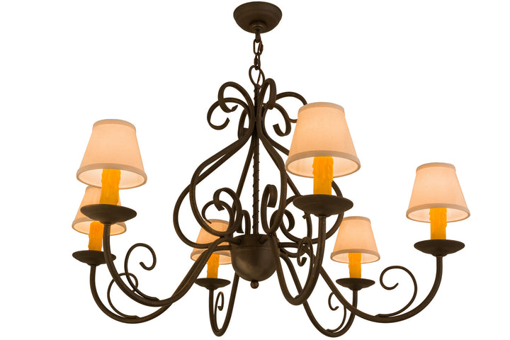 Meyda Tiffany Jenna 160717 Chandelier Light - Verdigris