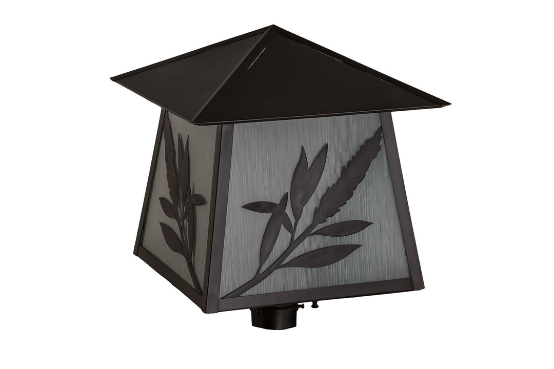 Meyda Tiffany Lighting 160868 Stillwater Post Mount Outdoor Bronze / Dark