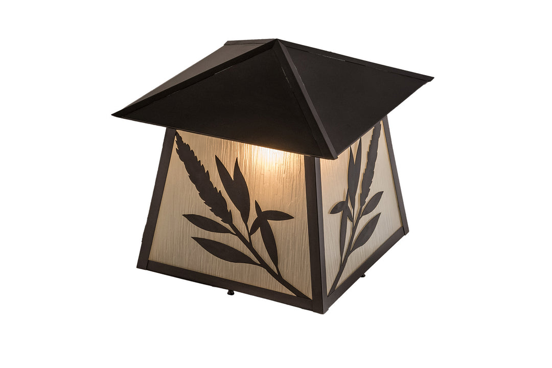 Meyda Tiffany Lighting 160868 Stillwater Post Mount Outdoor Bronze / Dark