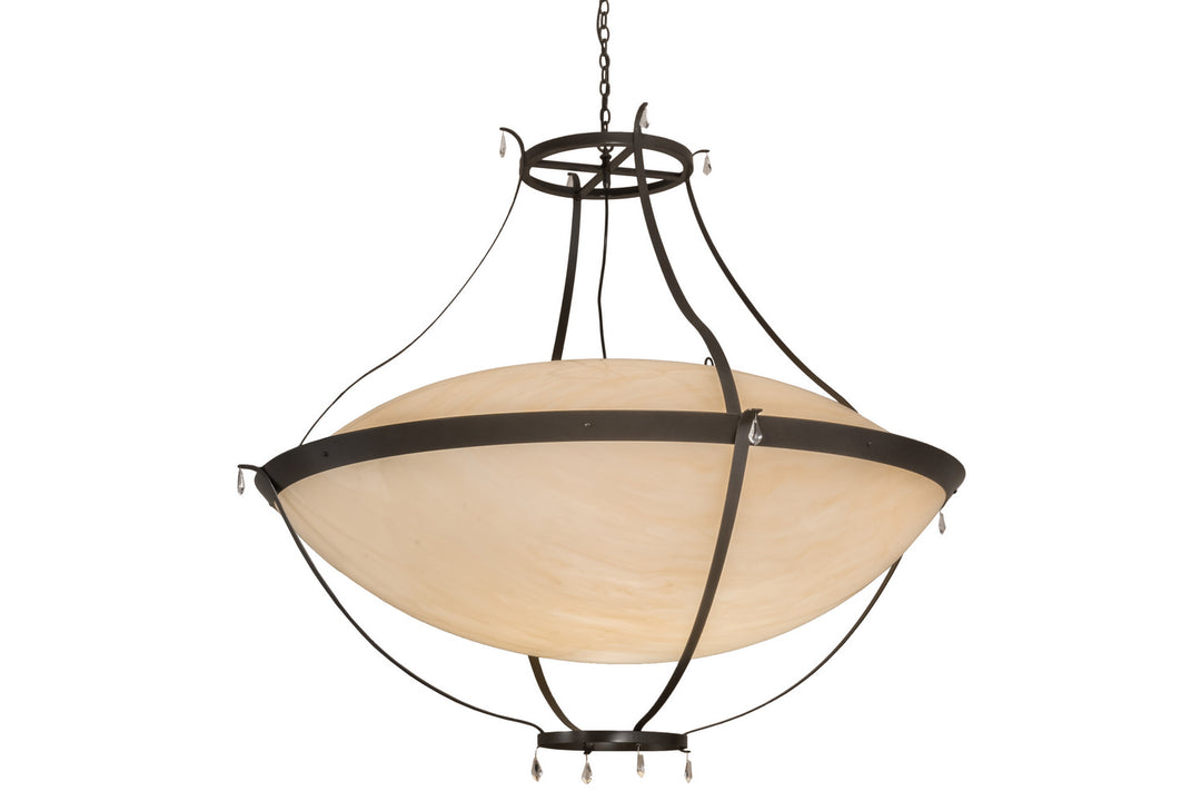 Meyda Tiffany Modesto 161054 Pendant Light - Timeless Bronze, Crystal