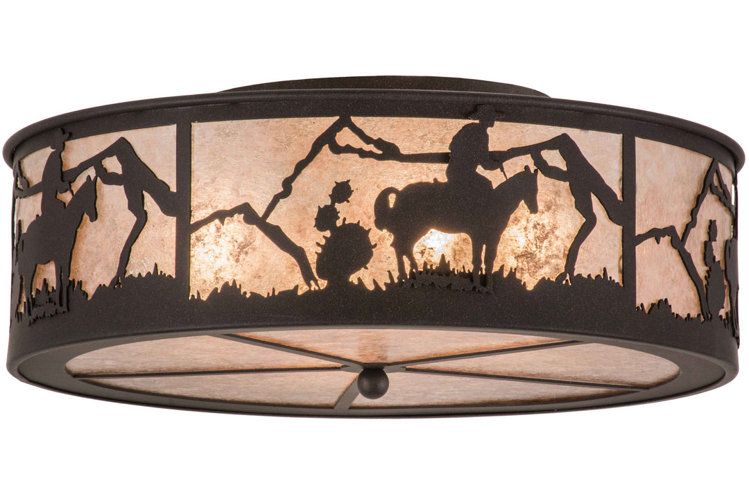 Meyda Tiffany Cowboy 161103 Ceiling Light - Dark Roast