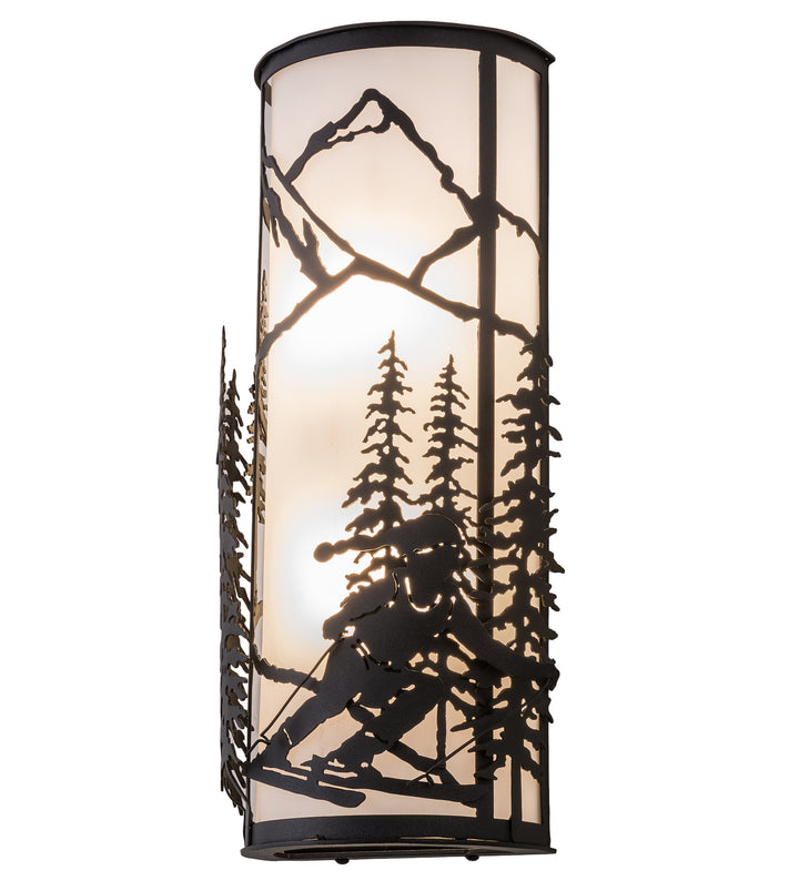 Meyda Tiffany Alpine 161246 Wall Light - Craftsman Brown