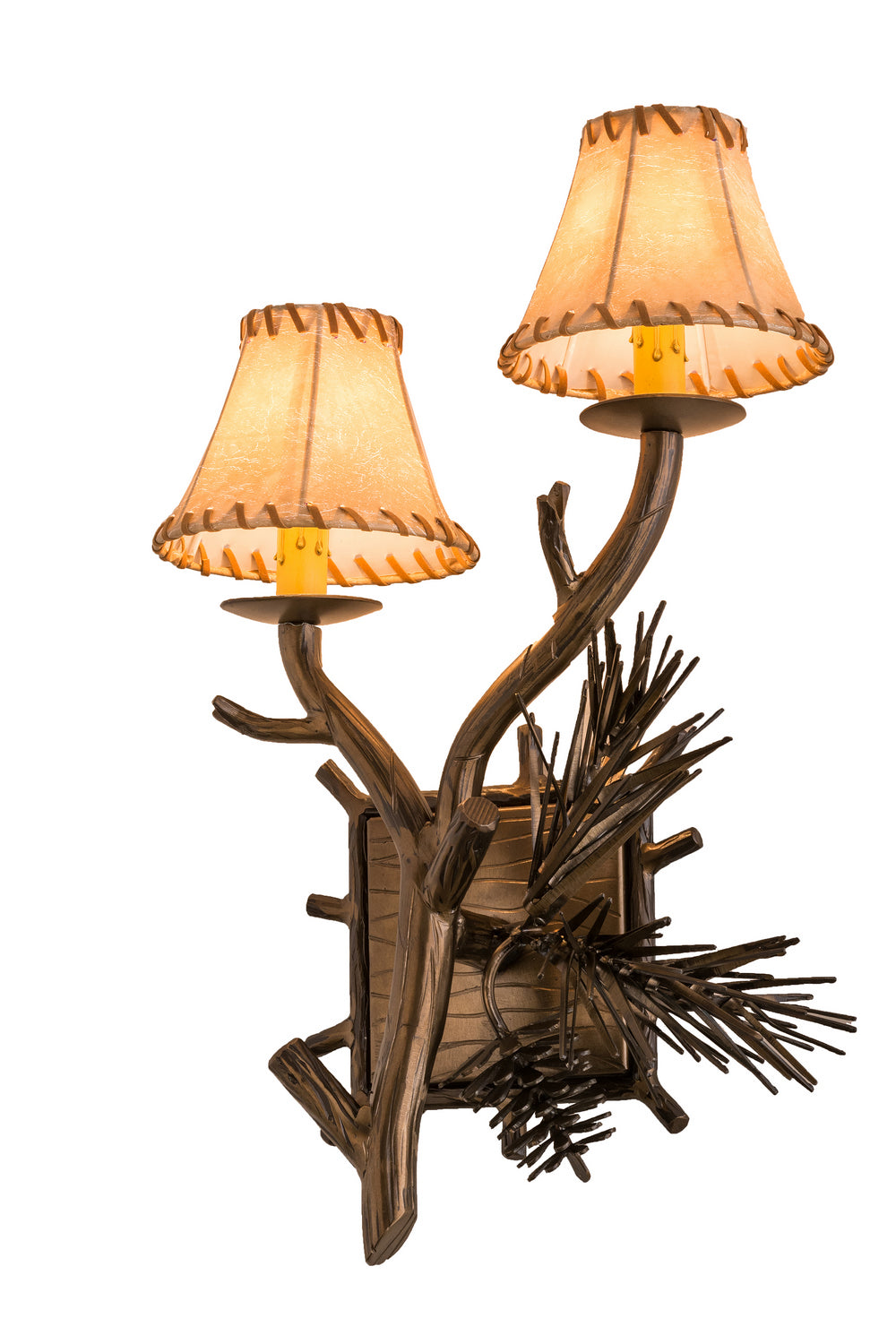 Meyda Tiffany Lone Pine 161368 Wall Light - Antique Copper