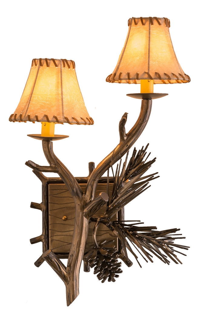 Meyda Tiffany Lone Pine 161368 Wall Light - Antique Copper