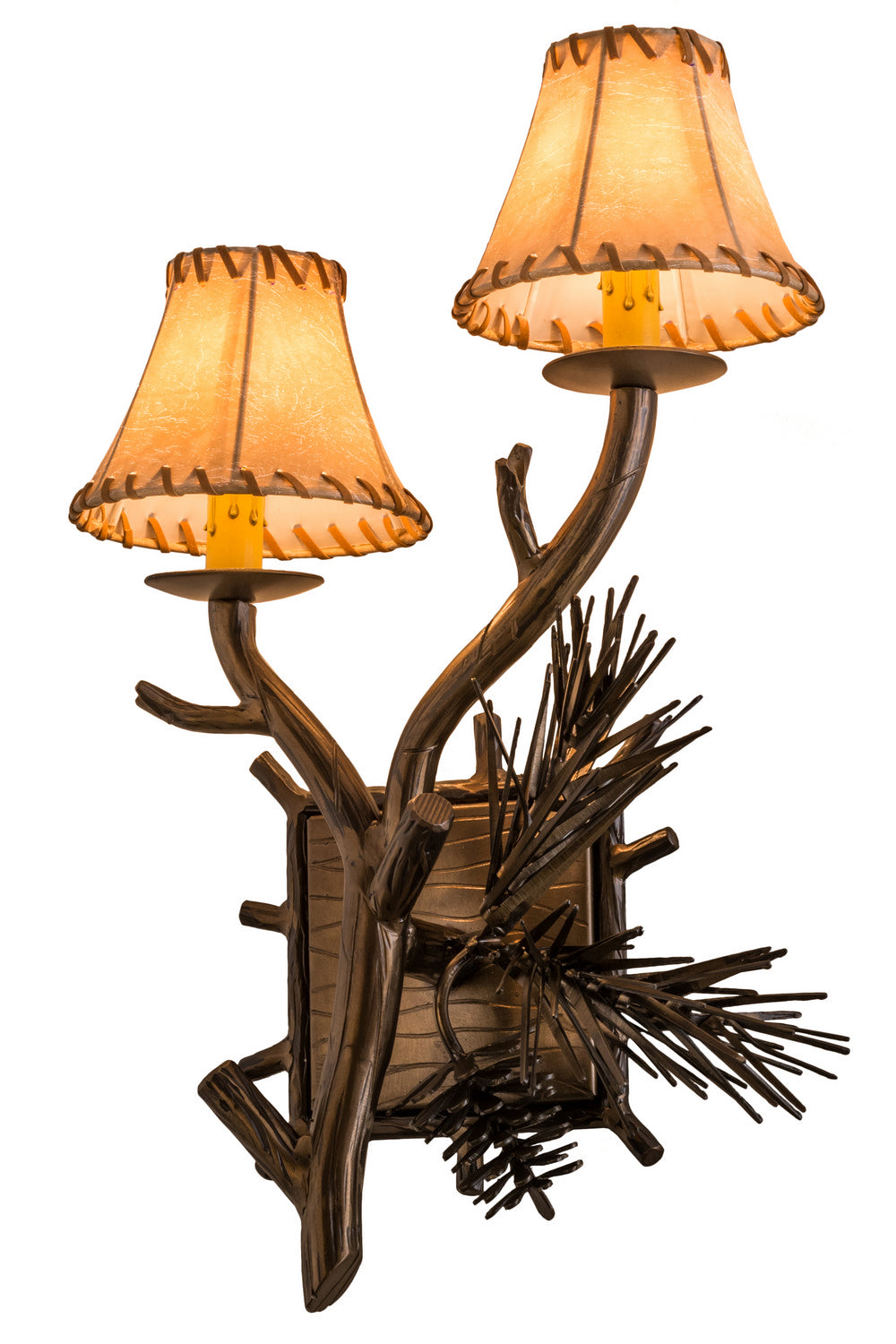 Meyda Tiffany Lone Pine 161368 Wall Light - Antique Copper