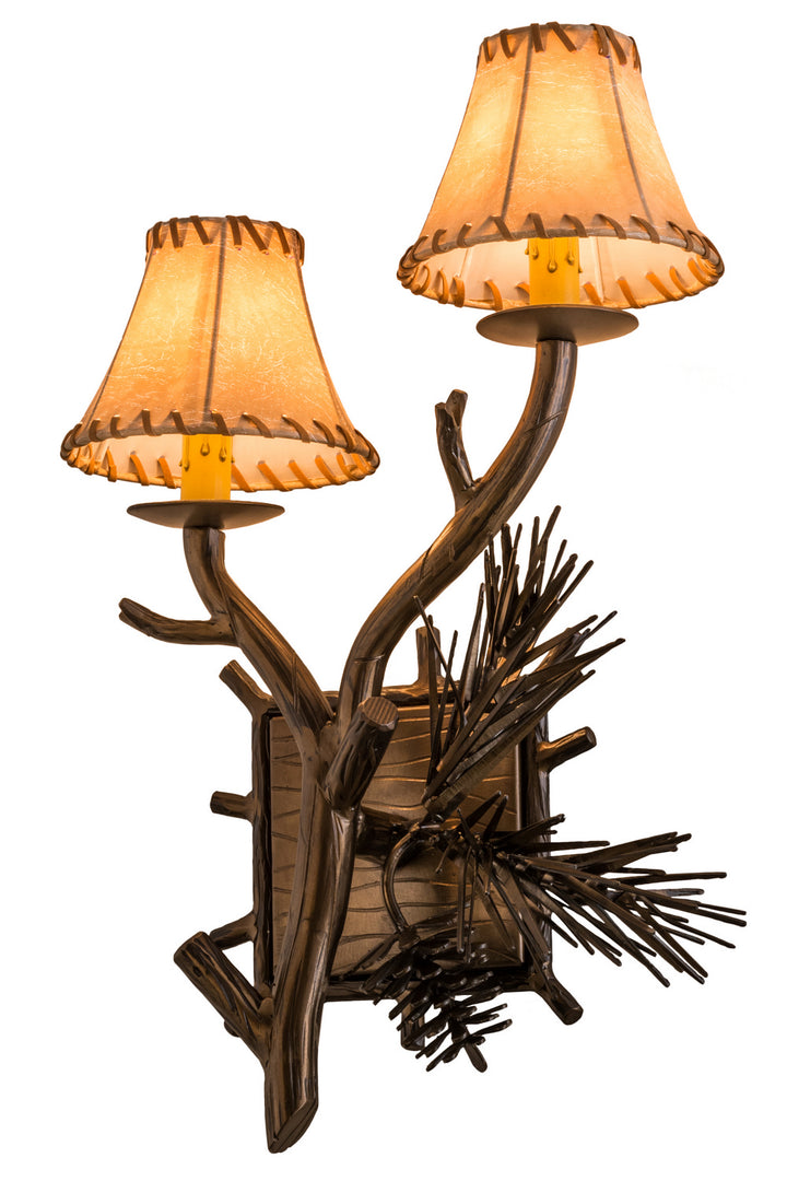 Meyda Tiffany Lone Pine 161368 Wall Light - Antique Copper