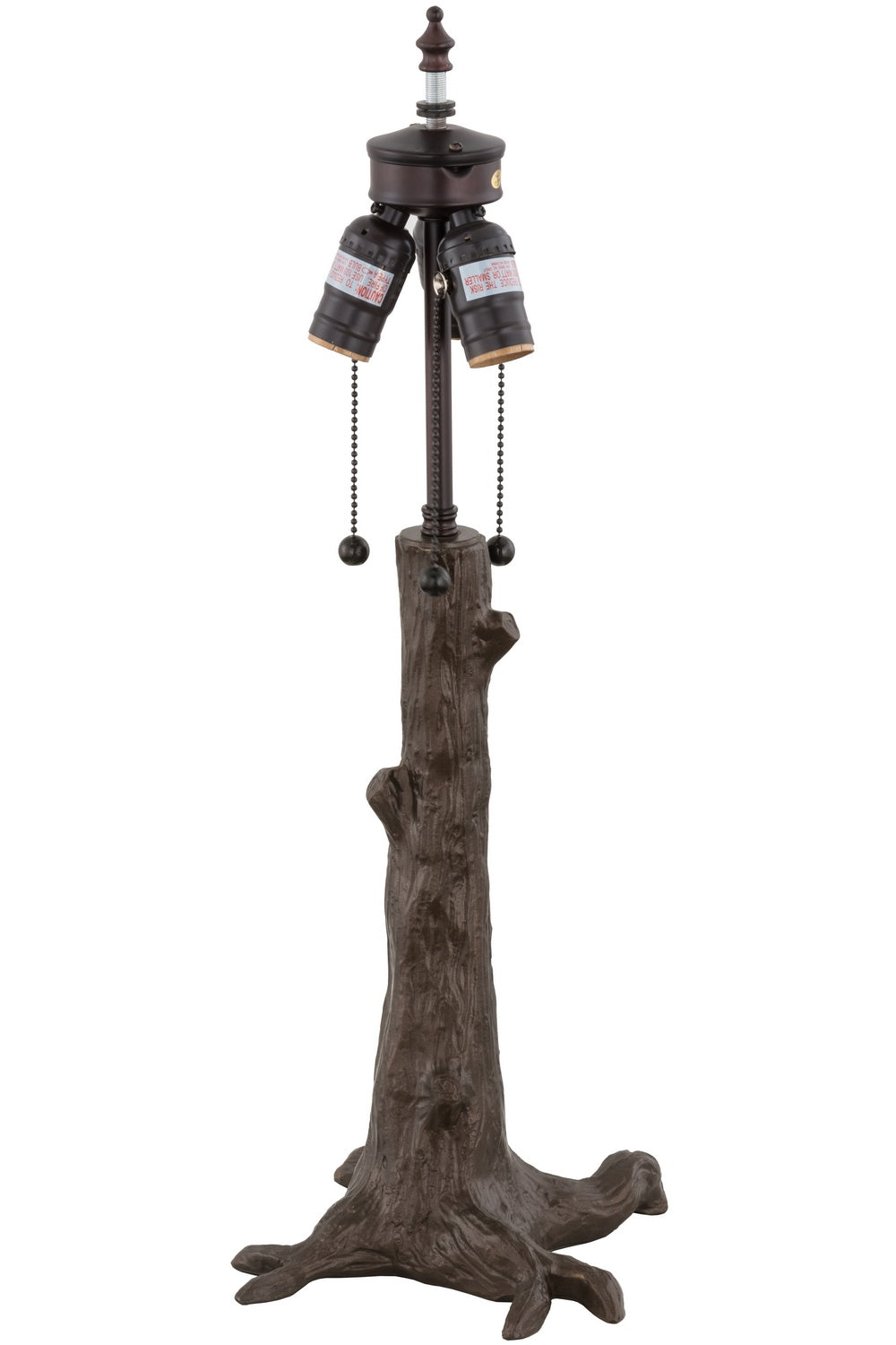 Meyda Tiffany Lighting 161720 Root & Tree Three Light Table Base Hardware Utility Light Bronze / Dark