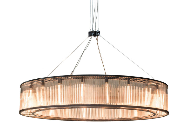 Meyda Tiffany Lighting 161728 Marquee 20 Light Pendant Decor Pewter, Nickel, Silver