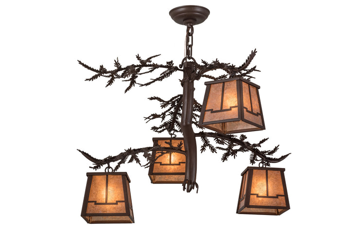 Meyda Tiffany Pine Branch 161741 Chandelier Light - Cafe-Noir