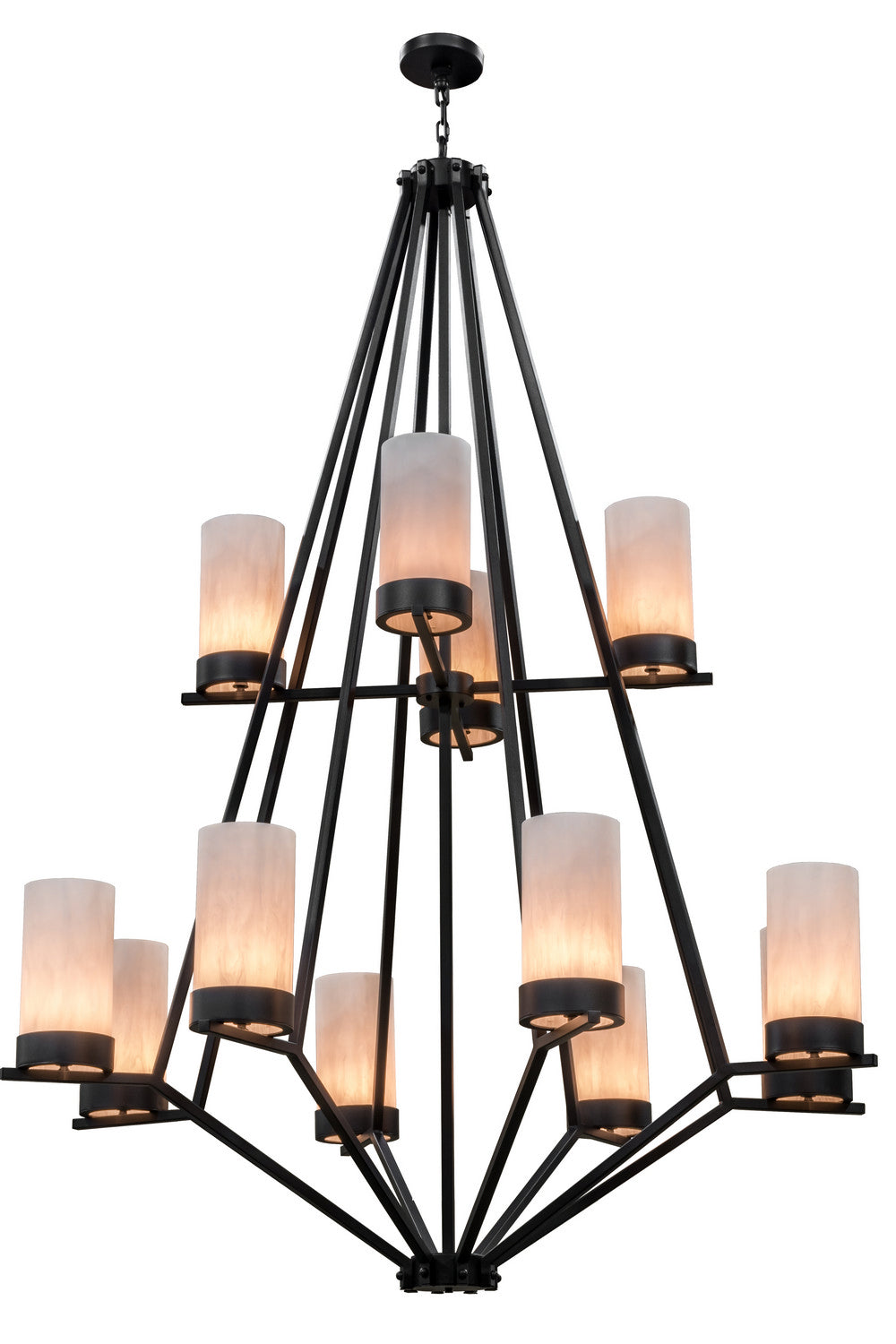 Meyda Tiffany Galen 161802 Chandelier Light - Mahogany Bronze