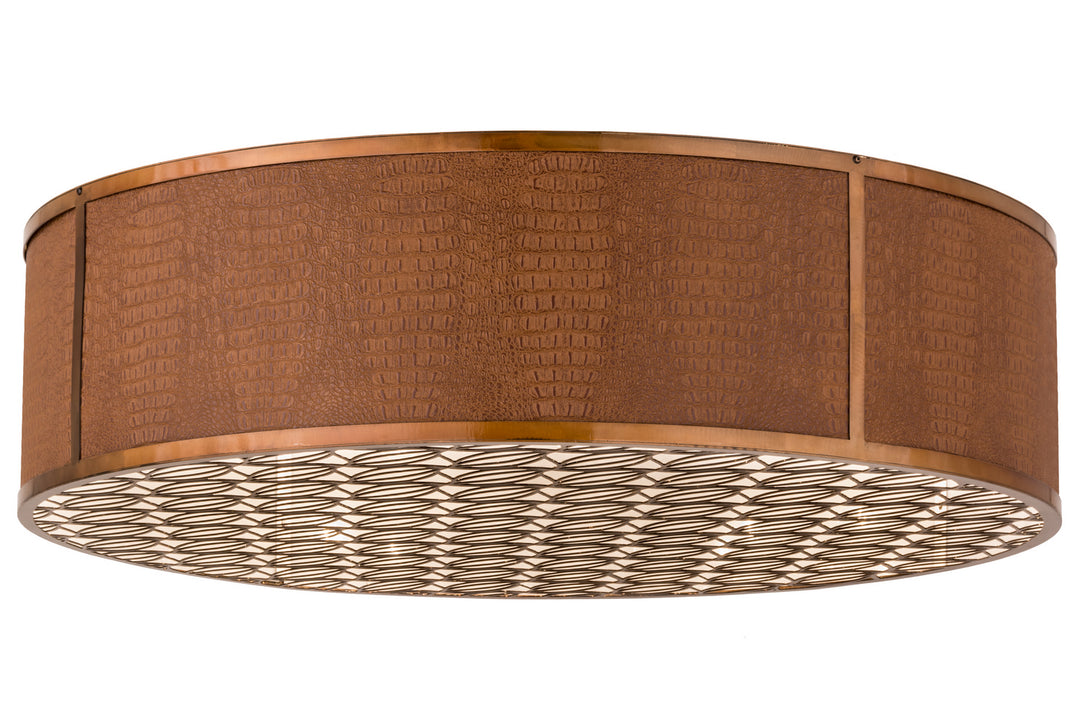 Meyda Tiffany Cilindro 163349 Ceiling Light - Transparent Copper