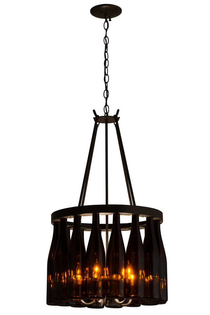 Meyda Tiffany Tuscan Vineyard 163818 Chandelier Light - Timeless Bronze