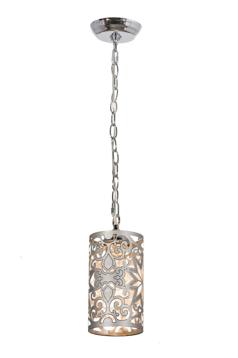 Meyda Tiffany Star 163852 Pendant Light - Satin Stainless Steel, Chrome