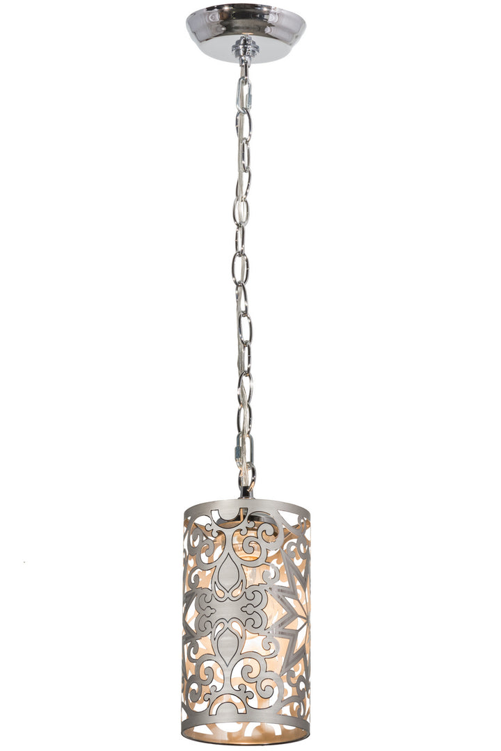 Meyda Tiffany Star 163852 Pendant Light - Satin Stainless Steel, Chrome