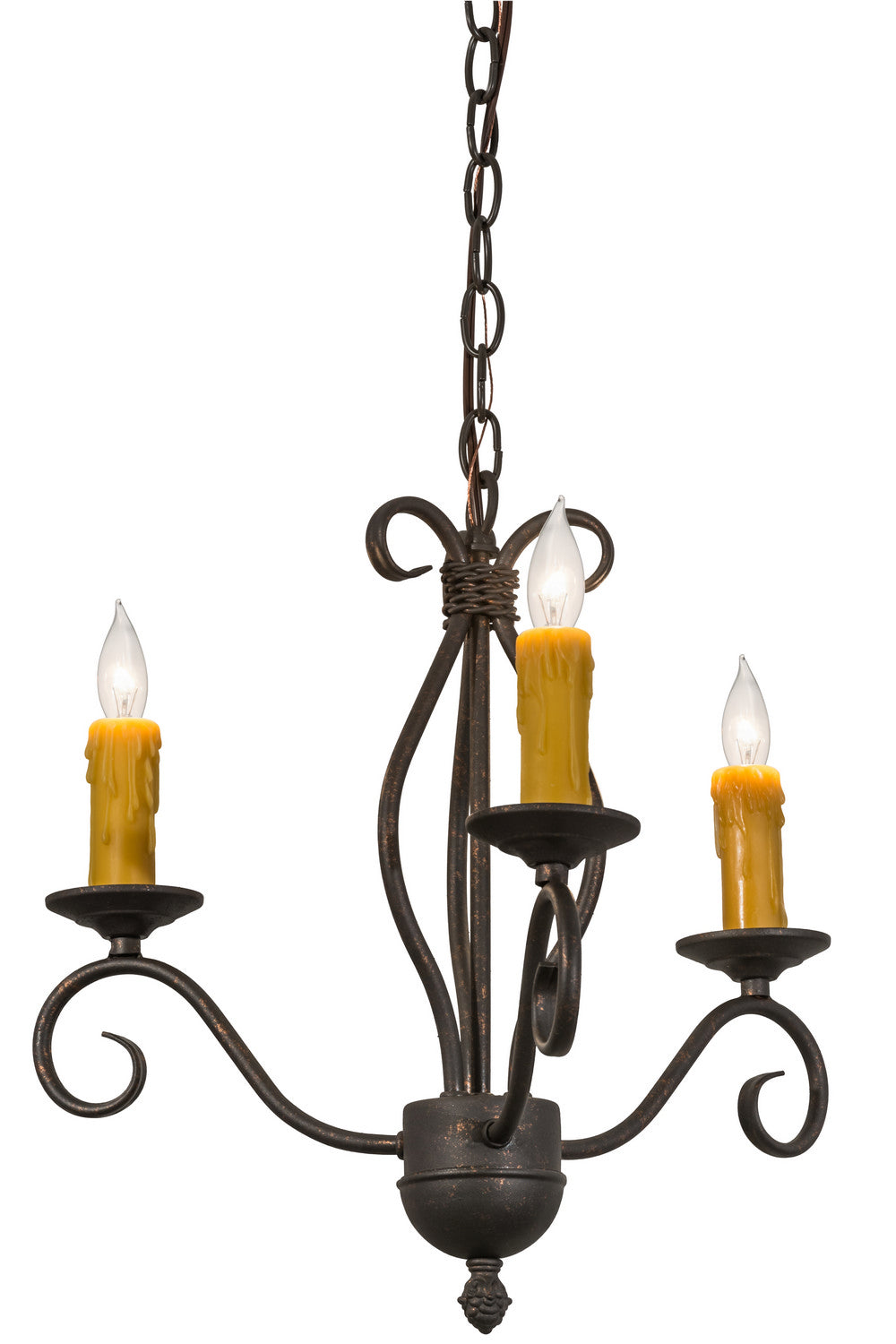 Meyda Tiffany Sienna 164383 Chandelier Light - Antique Copper