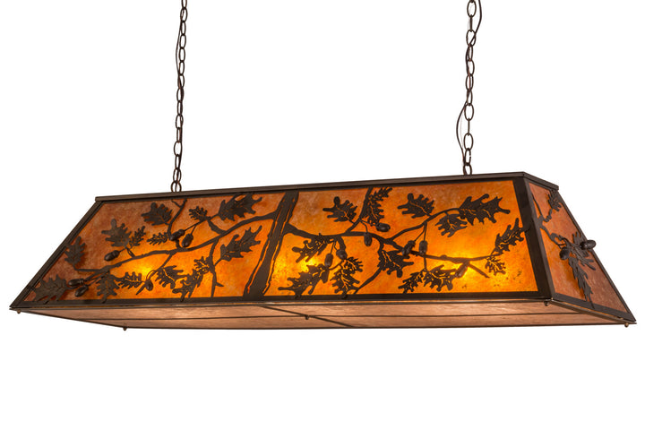 Meyda Tiffany Oak Leaf & Acorn 166417 Pendant Light - Antique Copper