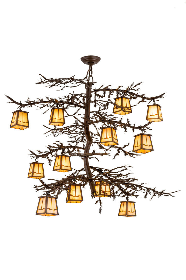 Meyda Tiffany Pine Branch 166573 Chandelier Light - Cafe-Noir