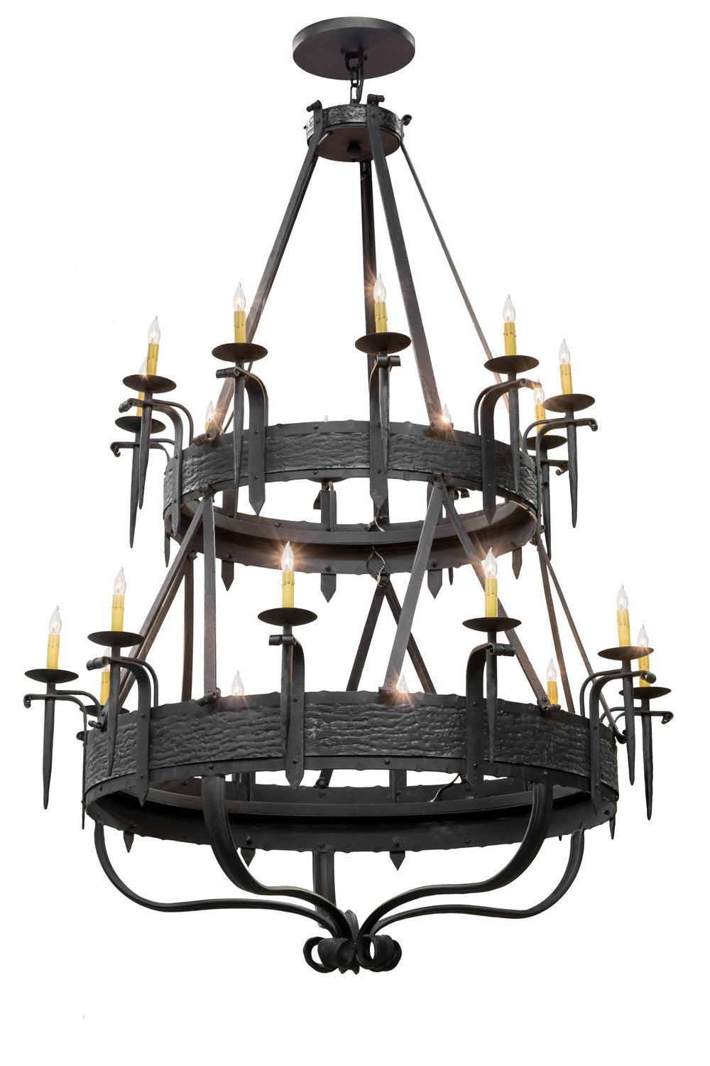 Meyda Tiffany Costello 166715 Chandelier Light - Timeless Bronze