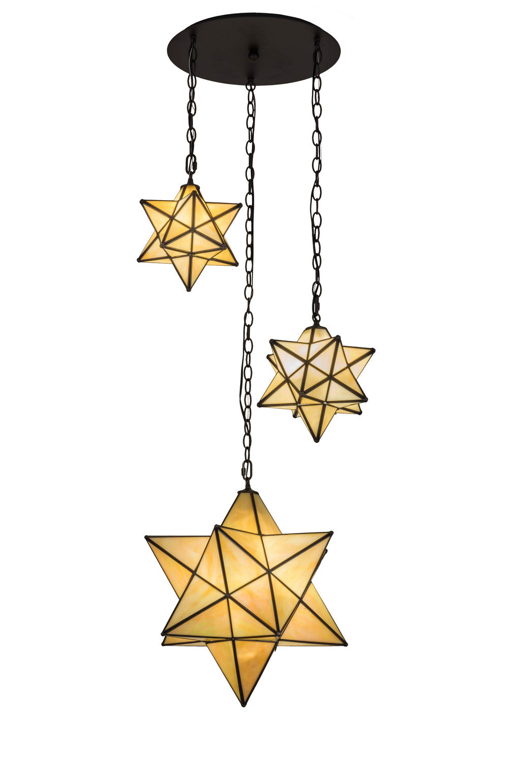 Meyda Tiffany Moravian Star 166958 Pendant Light - Oil Rubbed Bronze