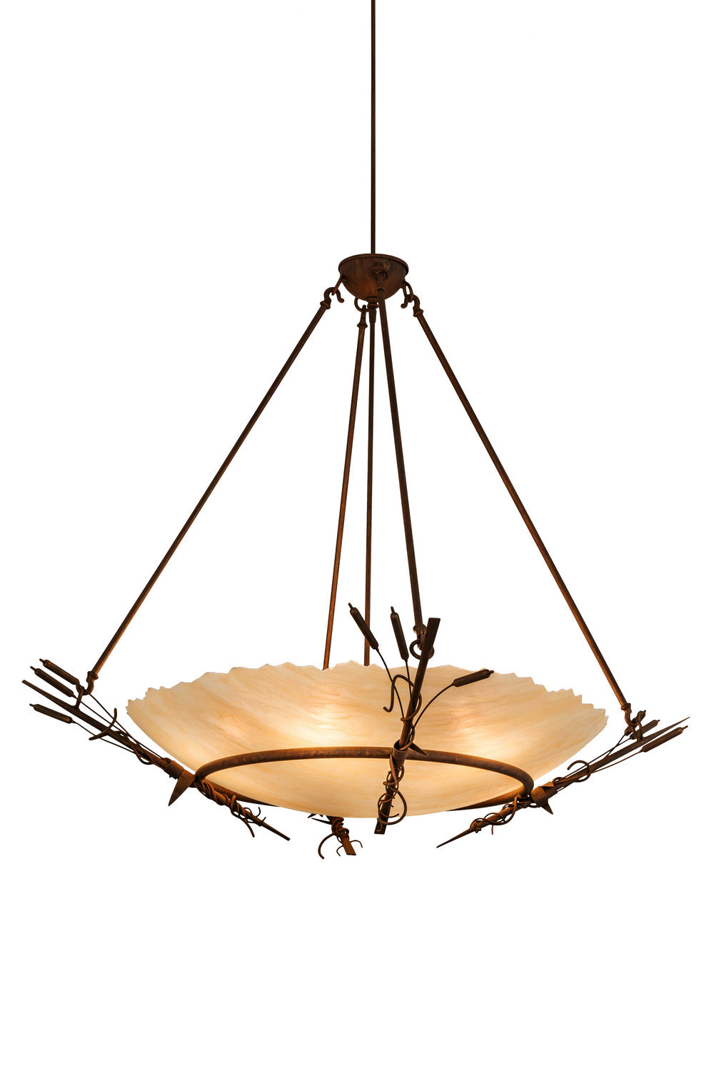 Meyda Tiffany Cattail 167825 Pendant Light - Rust