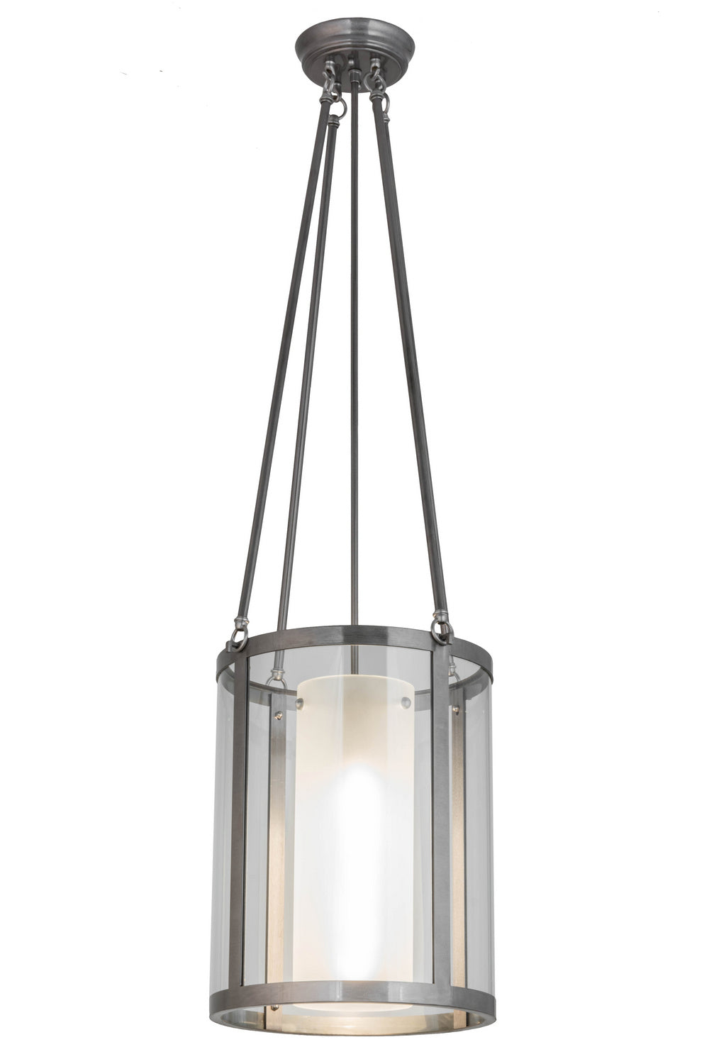 Meyda Tiffany Cilindro 167874 Pendant Light - Steel
