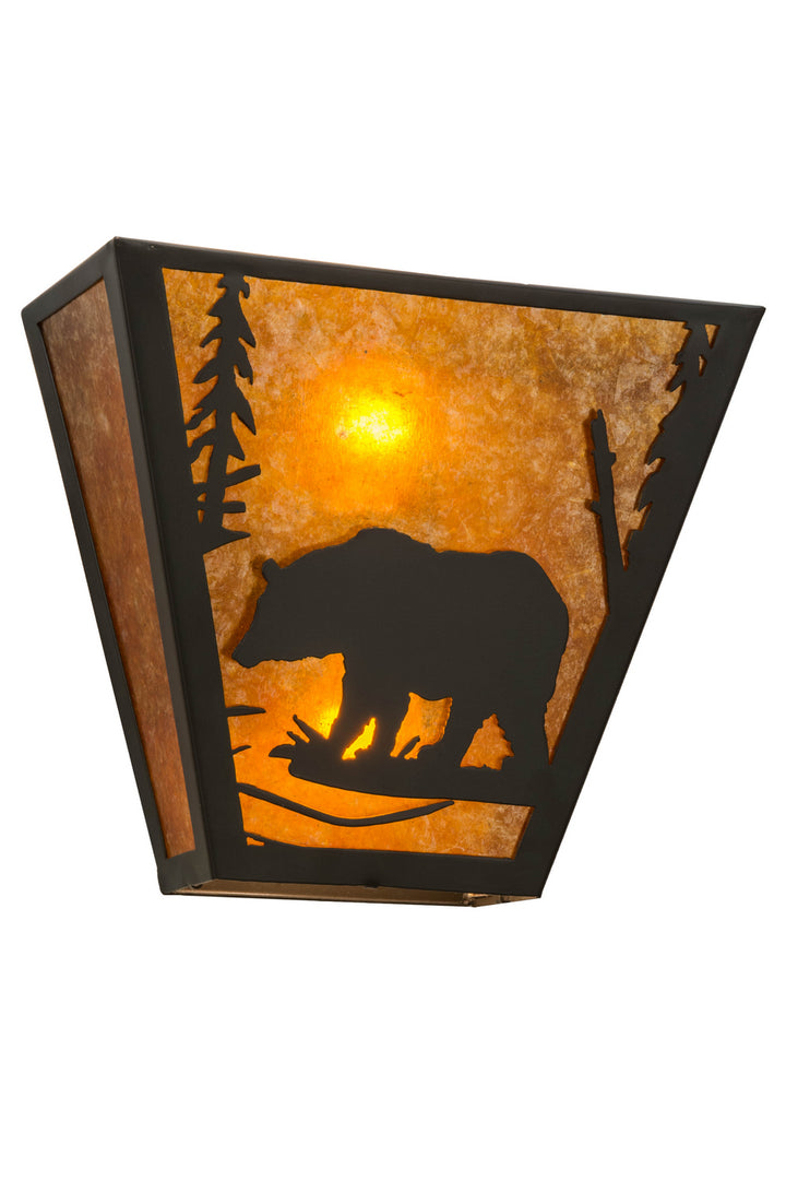 Meyda Tiffany Bear Creek 169334 Wall Light - Timeless Bronze