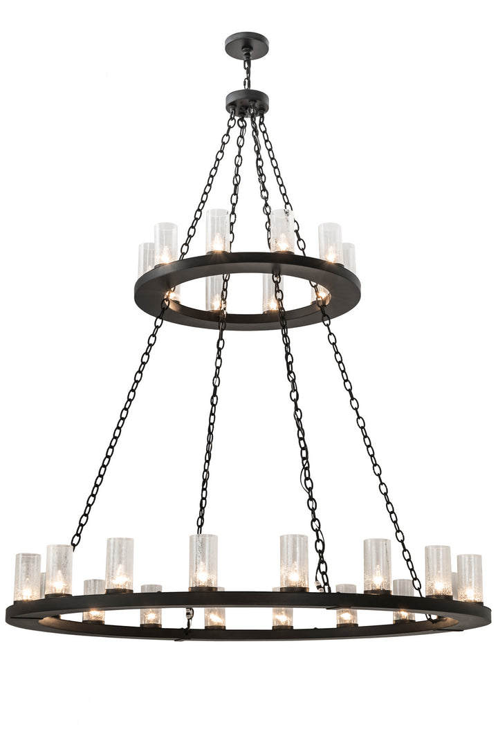 Meyda Tiffany Loxley 169536 Chandelier Light - Mahogany Bronze