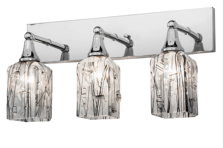 Meyda Tiffany Metro Fusion 169822 Bath Vanity Light 24 in. wide - Chrome