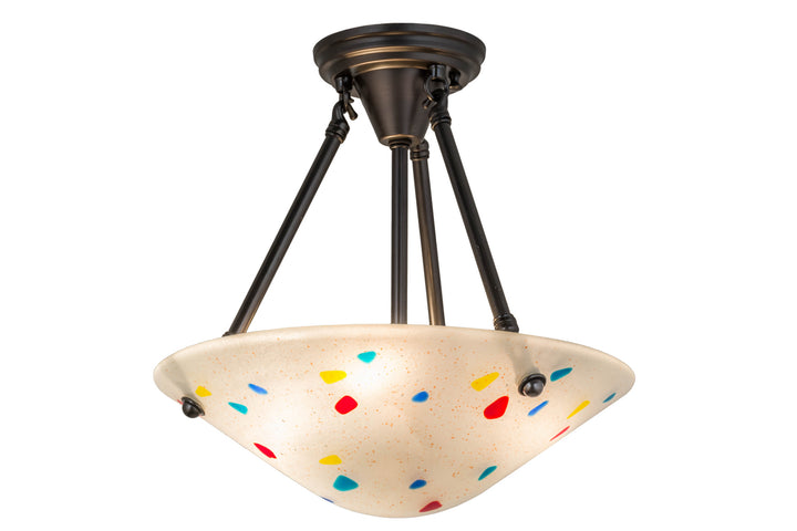 Meyda Tiffany Metro Fusion 169905 Ceiling Light - Craftsman Brown