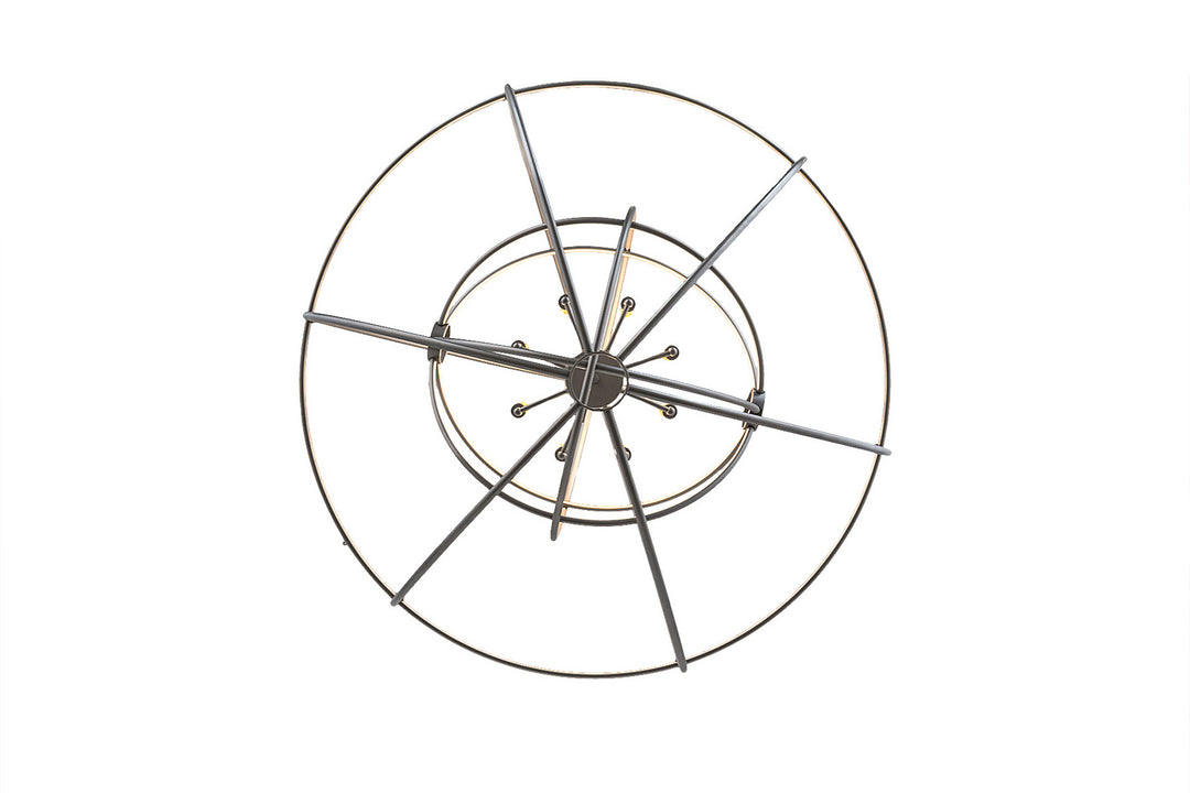 Meyda Tiffany Atom Enerjisi 170407 Chandelier Light - Nickel