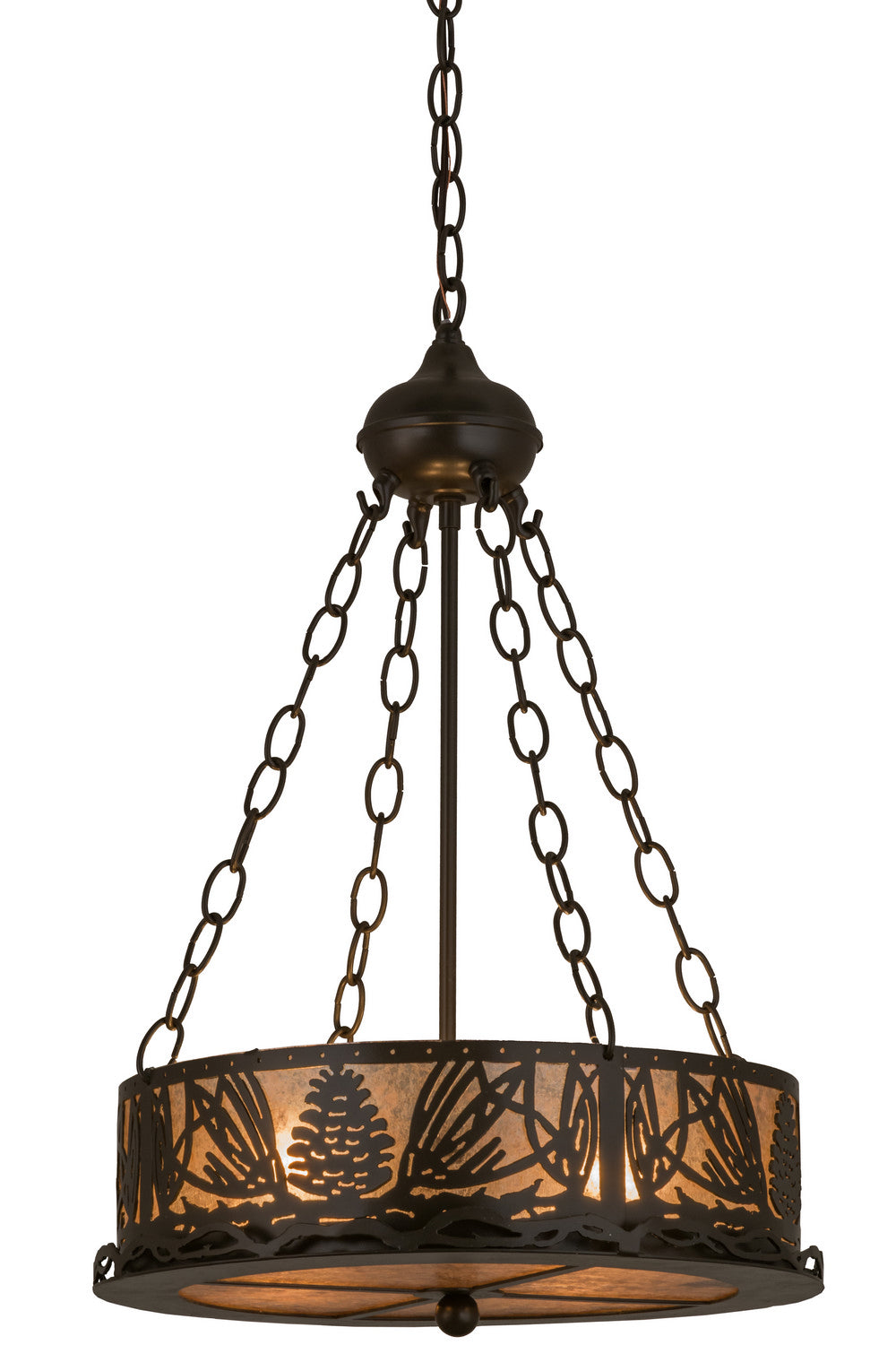 Meyda Tiffany Mountain Pine 18751 Pendant Light - Timeless Bronze
