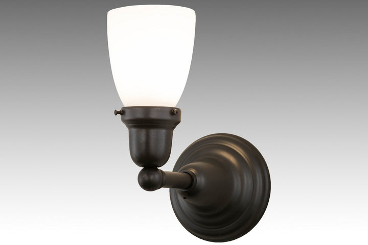 Meyda Tiffany Revival Oyster Bay 56451 Wall Light - Craftsman Brown