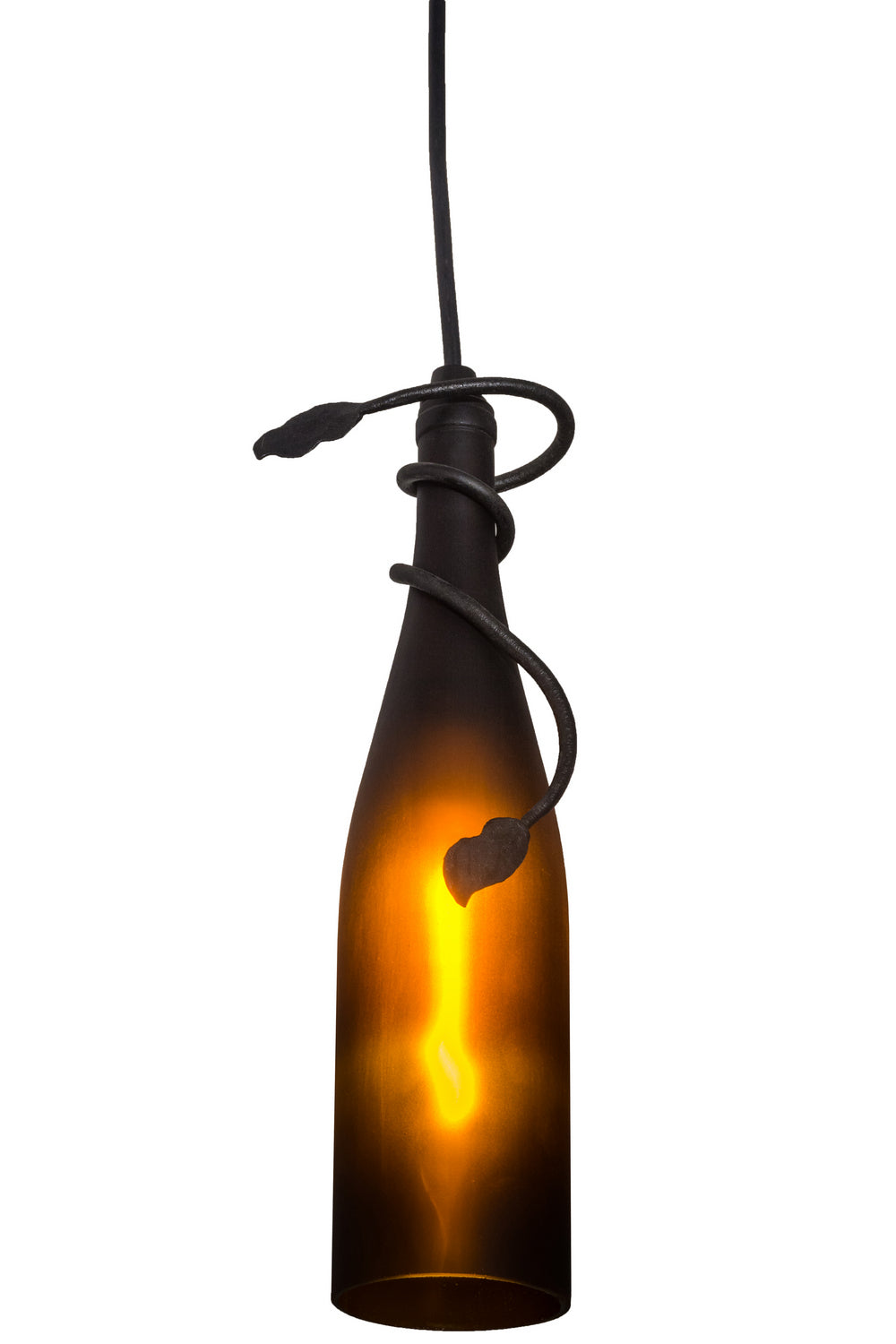 Meyda Tiffany Tuscan Vineyard 65092 Pendant Light - Amber Sandblasted